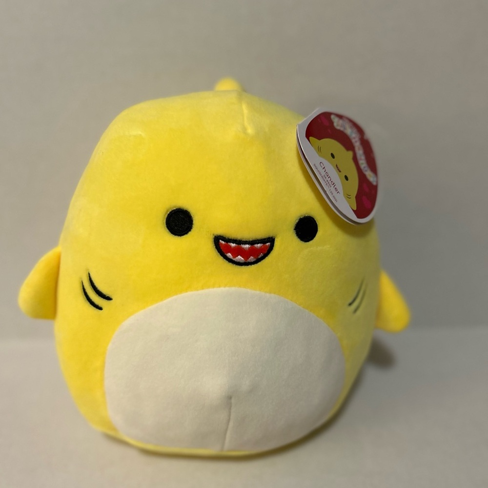 Squishmallow Chandler the Yellow Shark Plush Toy